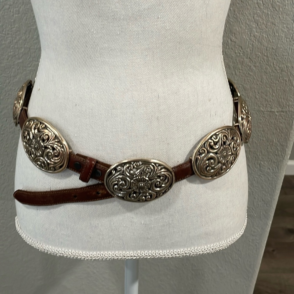 Vintage Brighton concho belt